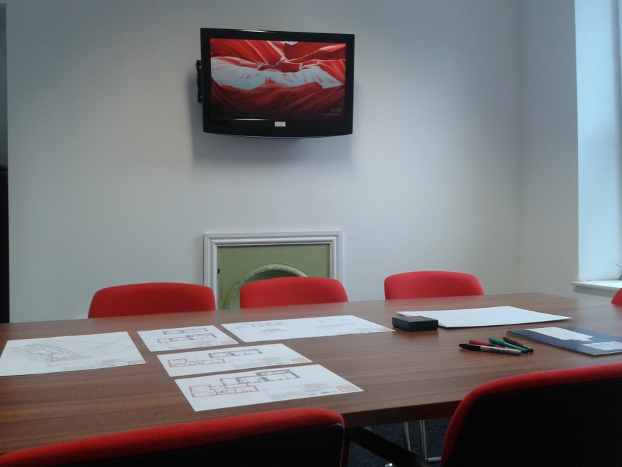 Meeting Room Desk Drawings Pens